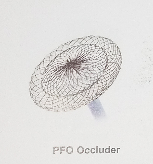 Patent foramen ovale occluder